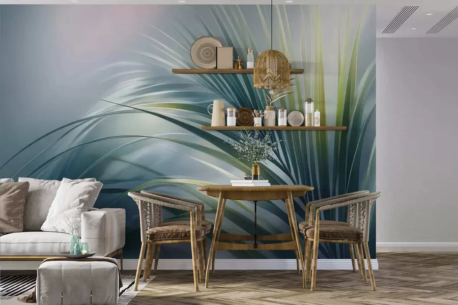 Wall Mural Photo Wallpaper Large leaves w05253v1