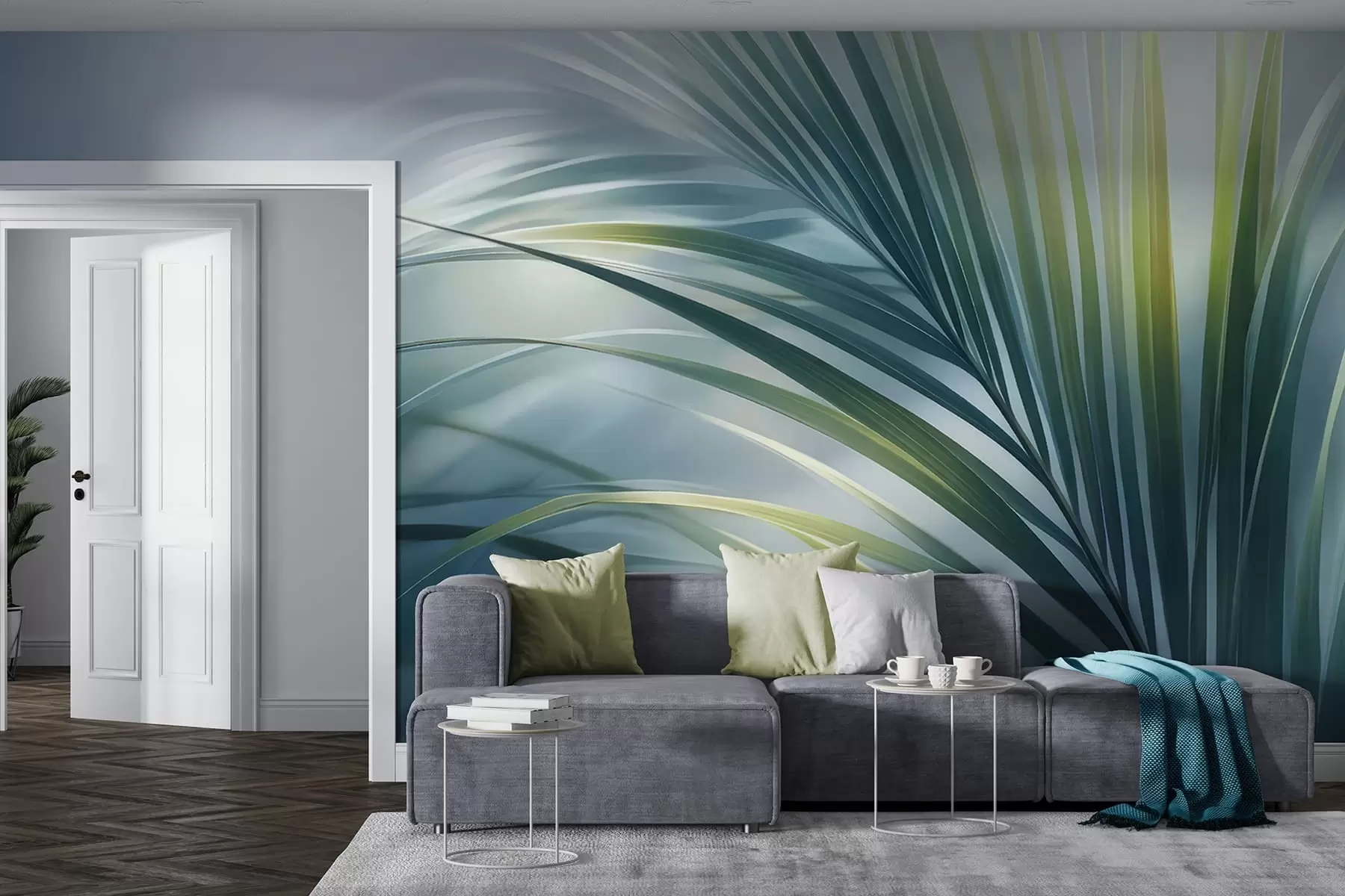 Wall Mural Photo Wallpaper Large leaves w05253v1