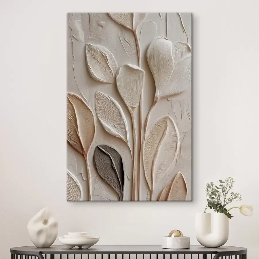 wall murals Abstract leaves s48124