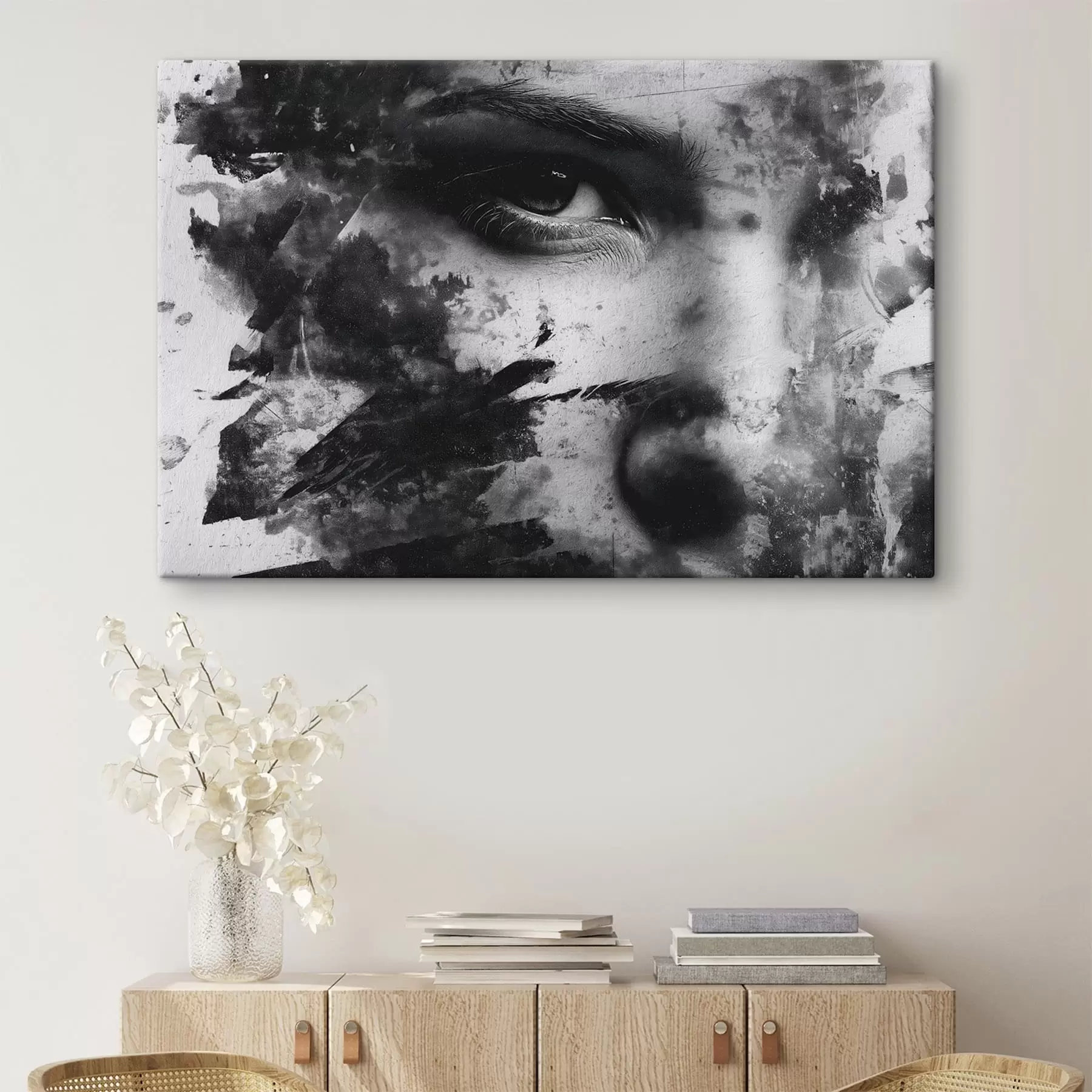 wall murals Abstract portrait s48136