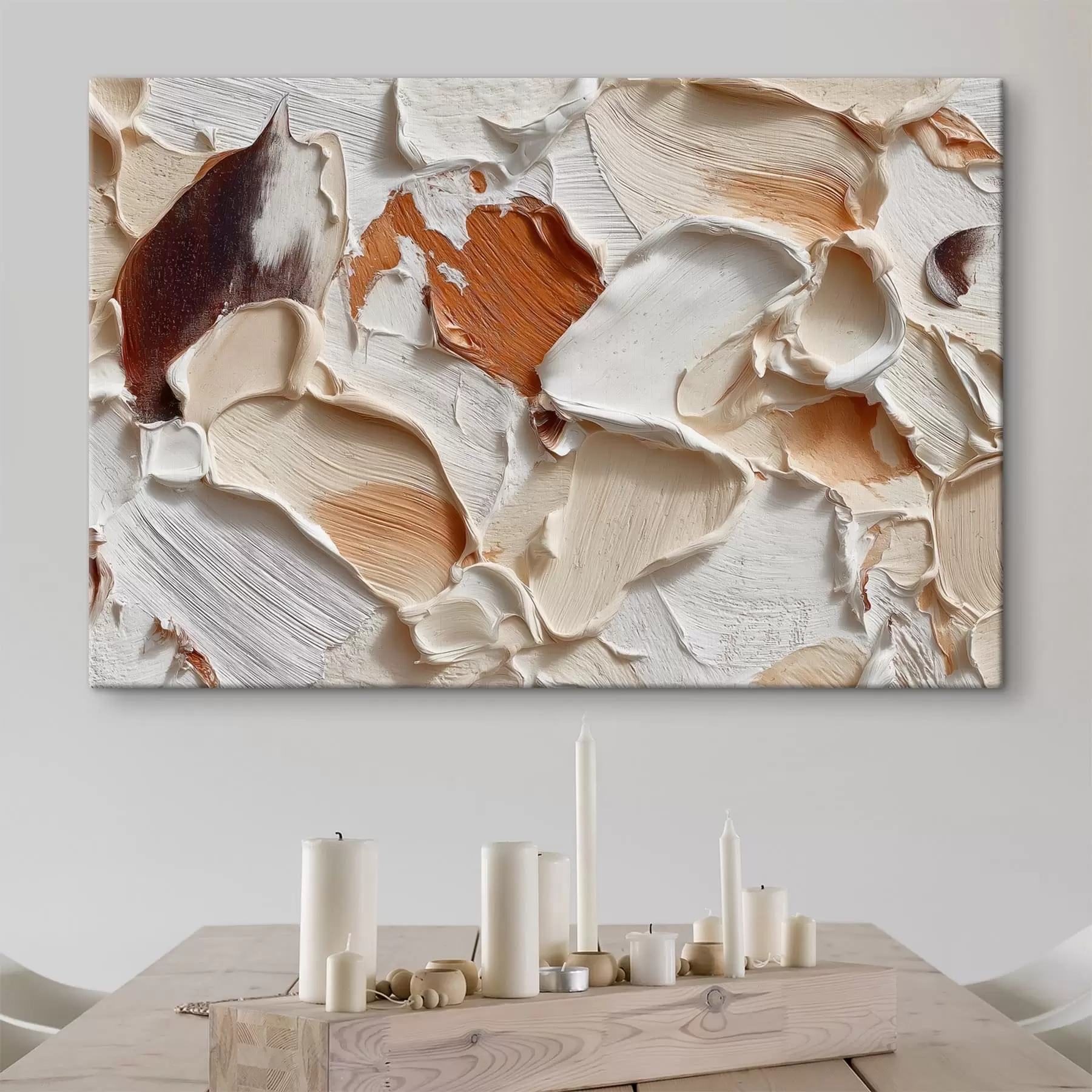 wall murals Brushstrokes s48141