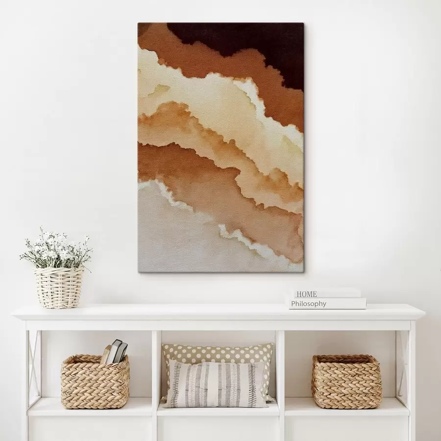 wall murals abstract layered watercolor composition s48071