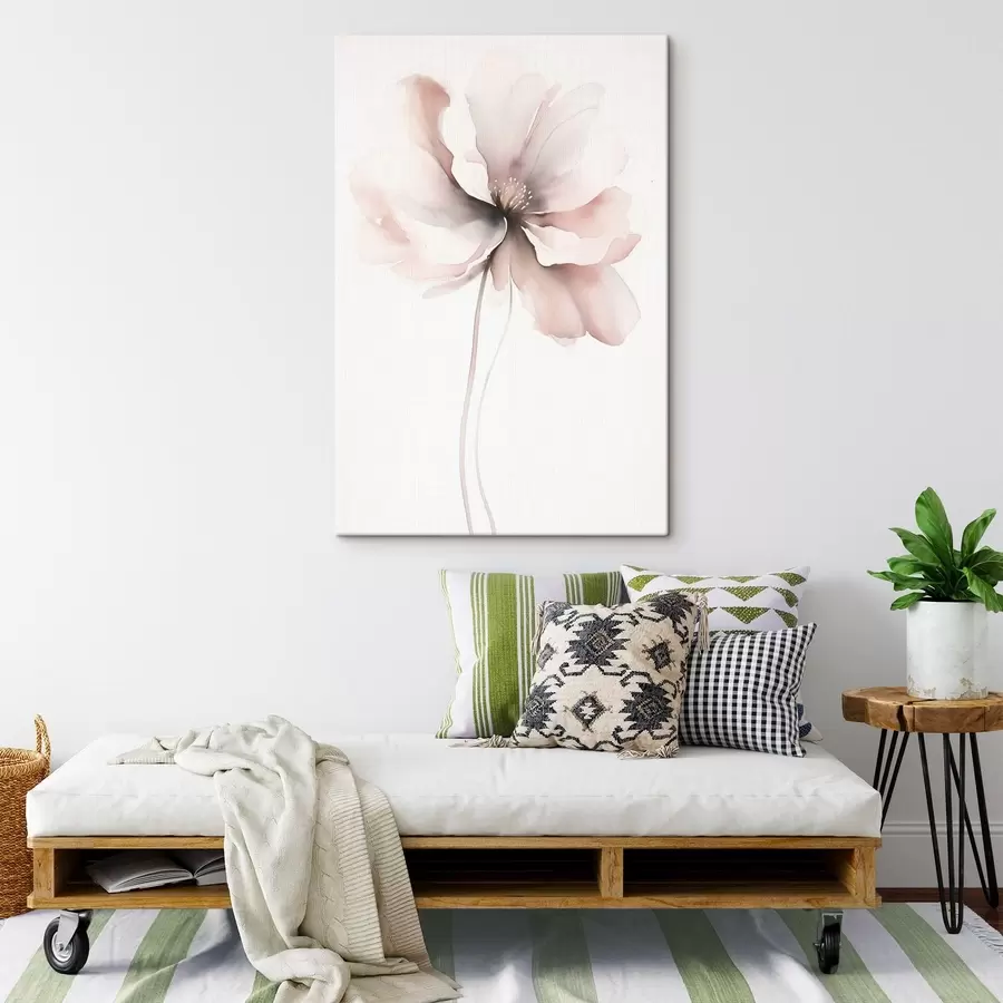 wall murals delicate watercolor flower s48073