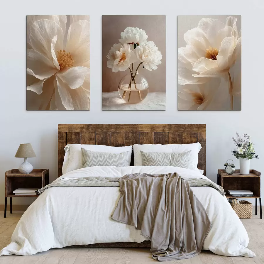 wall murals White Peonies m30084