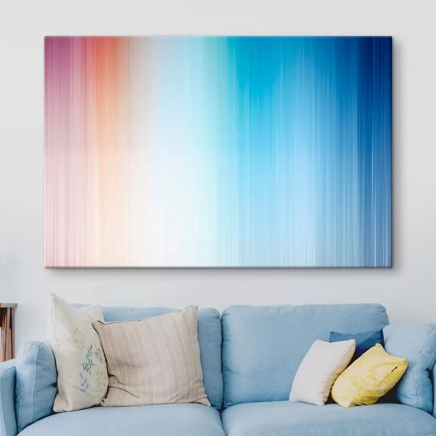 wall murals Smooth gradient from warm to blue s48090