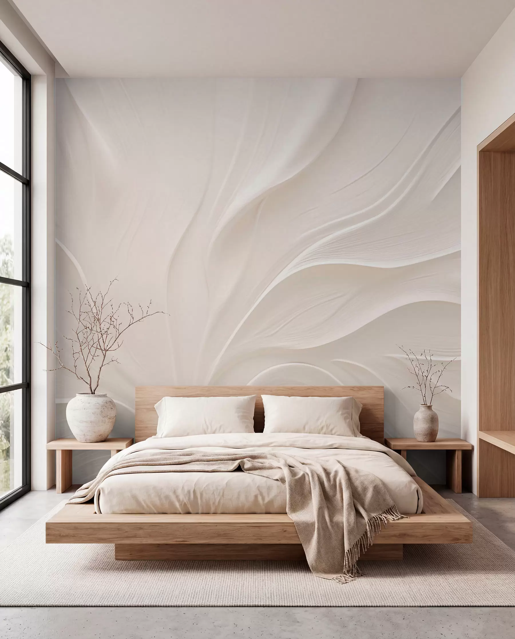 wall murals Leaf Curves w05267