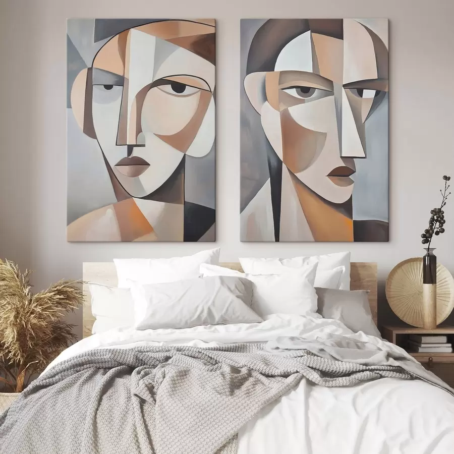 murales Retratos cubistas modernos m30065