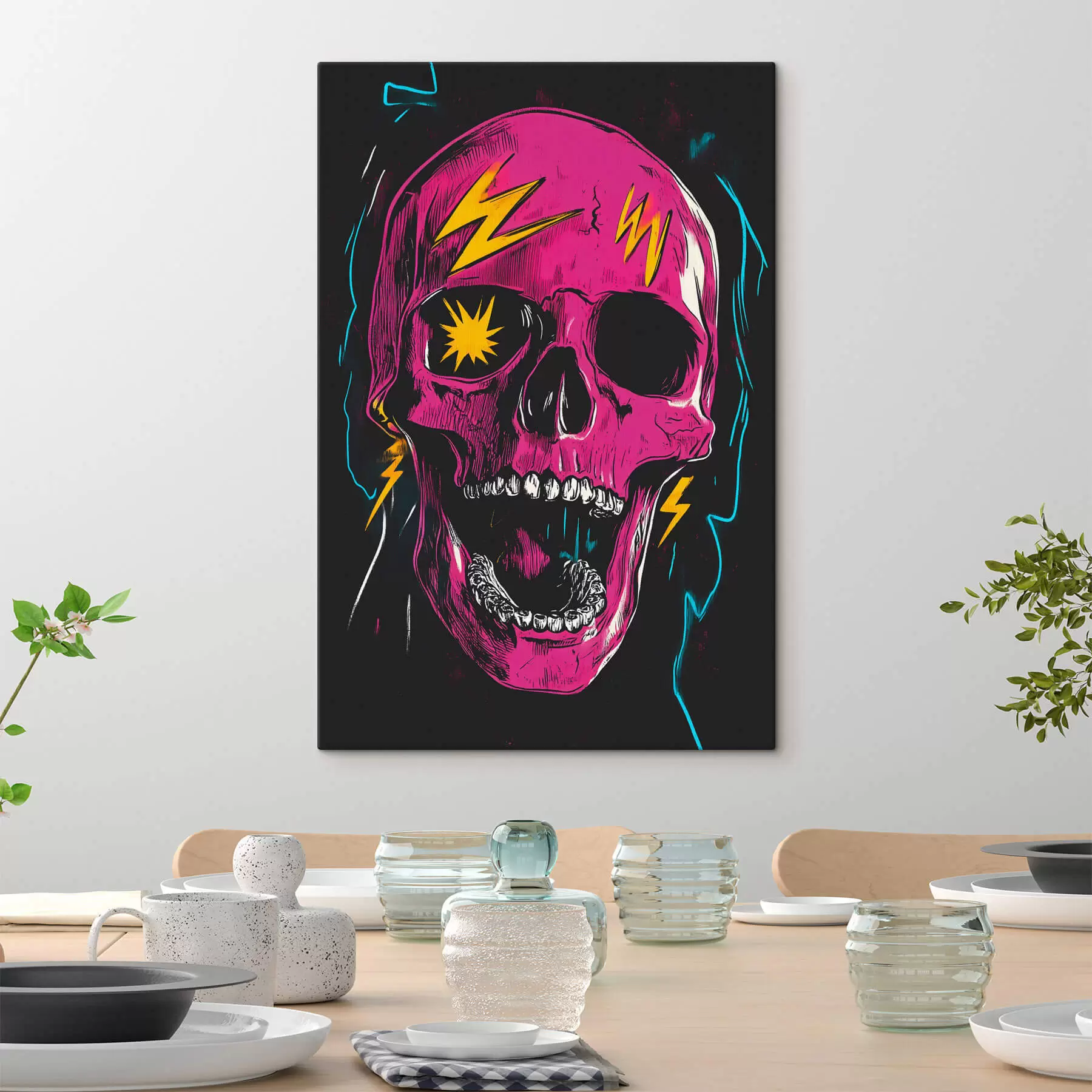 murales Cráneo abstracto s47781