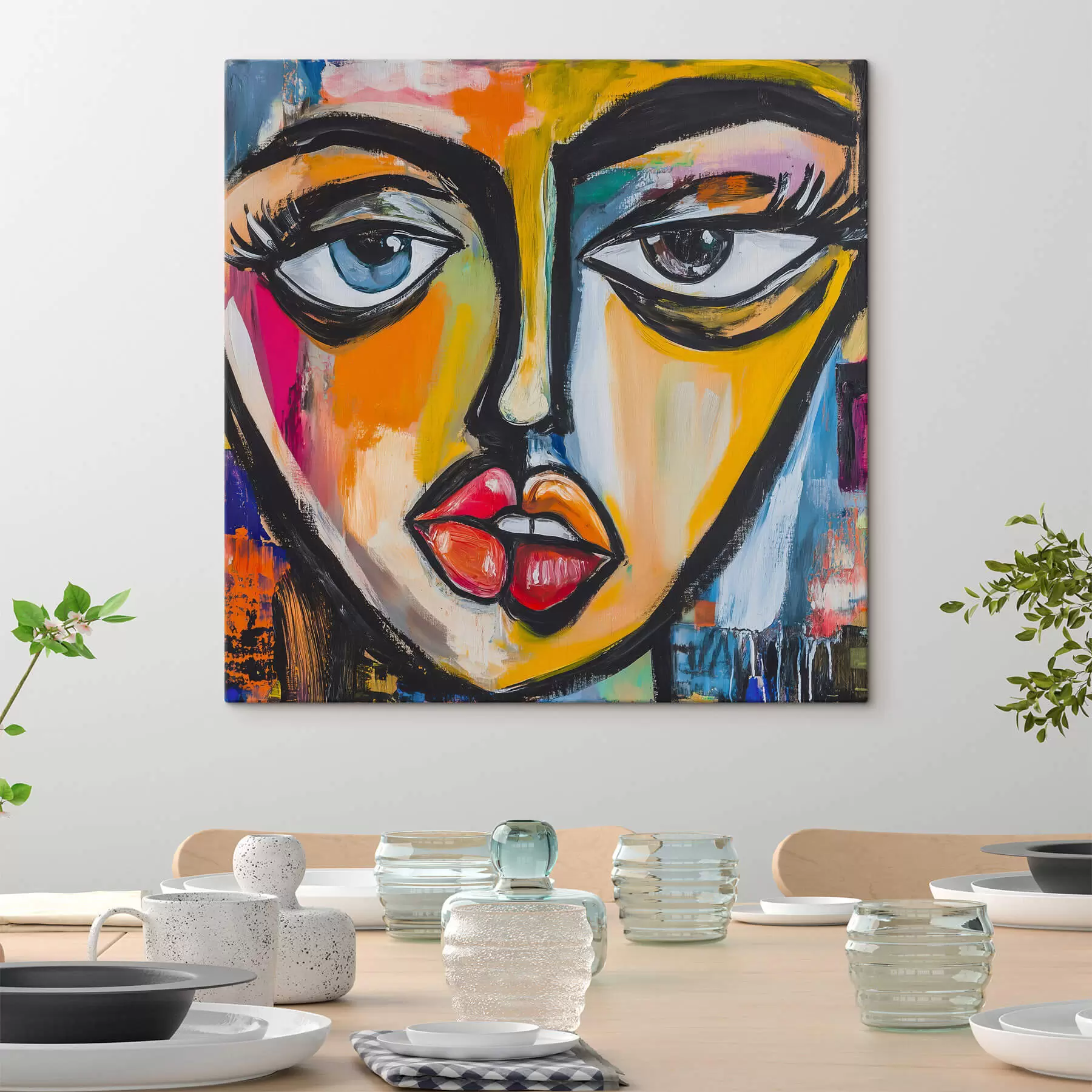 murales Retrato abstracto s47784