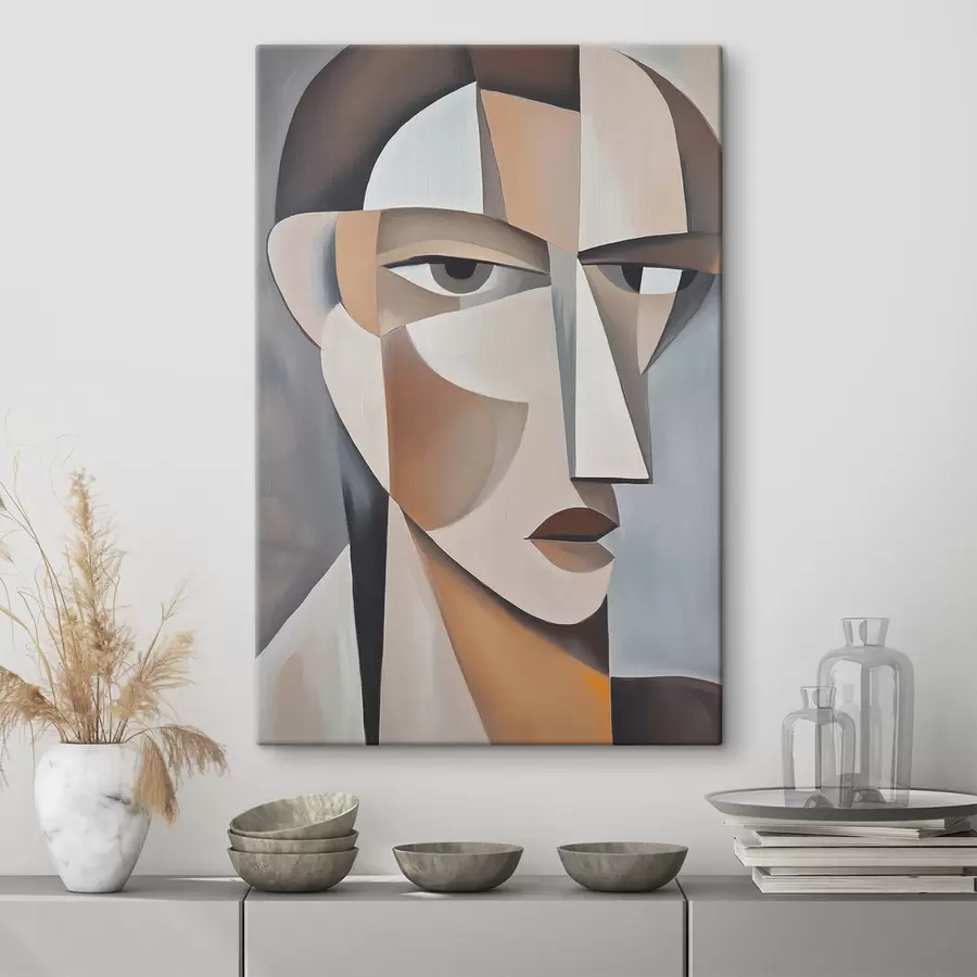 murales Un retrato cubista moderno s48013