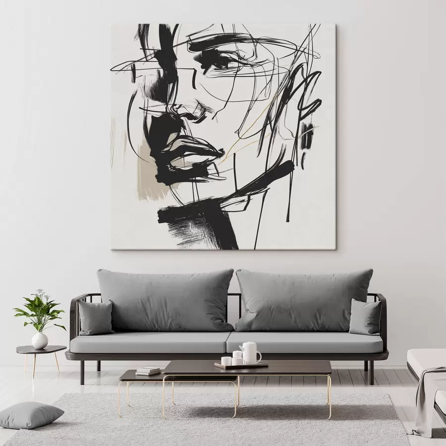 wall murals Minimalist portraits of a man s48015