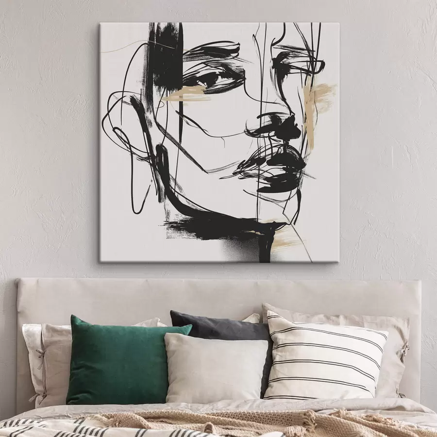 wall murals Minimalist portraits of a woman s48014