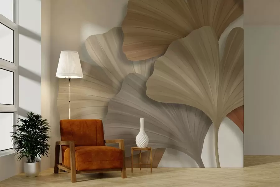 Wall Mural Photo Wallpaper Large leaves w05288