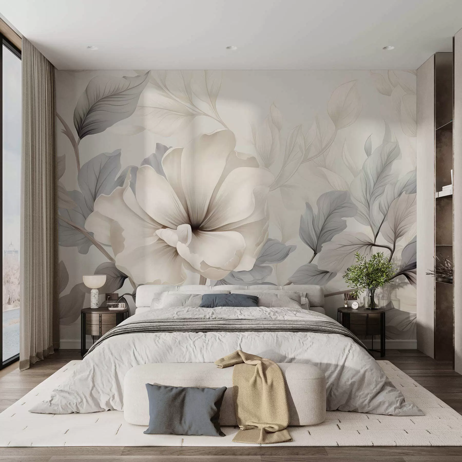 Wall Mural Photo Wallpaper Fantasy flowers w05291