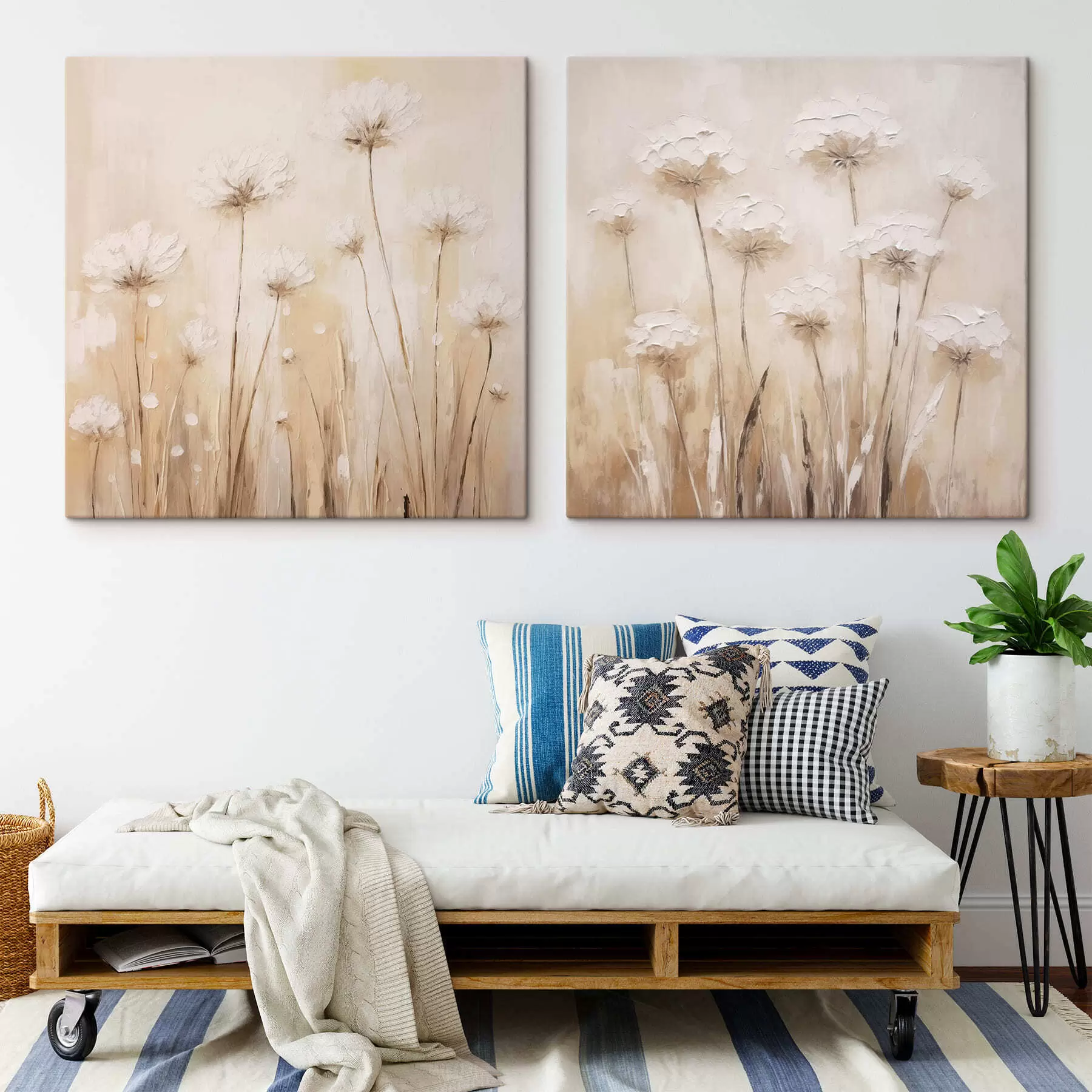 murales Flores secas m30116