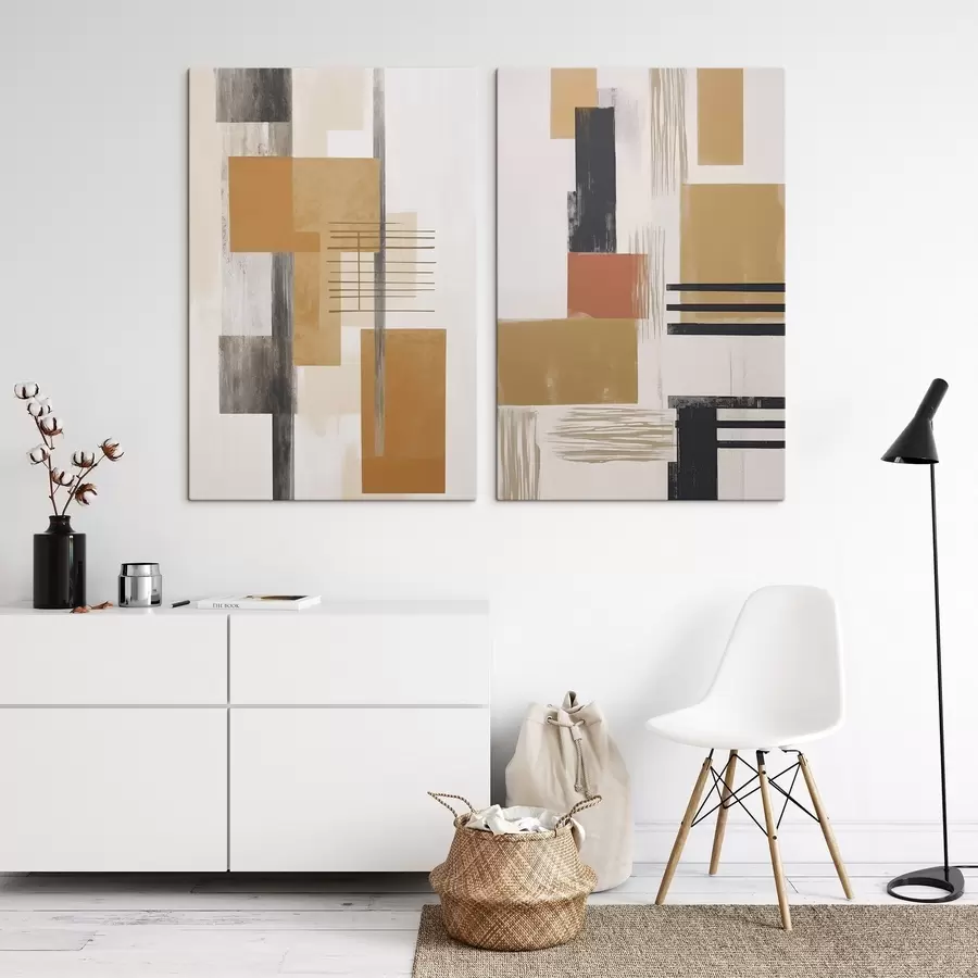 murales Abstracción con imitación de textura desgastada m30118