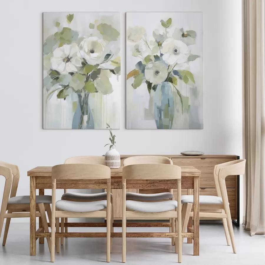 wall murals Flowers in a vase imitation painting m30122