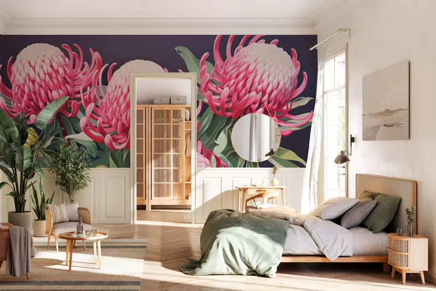 Wall Mural Photo Wallpaper Royal protea w05308
