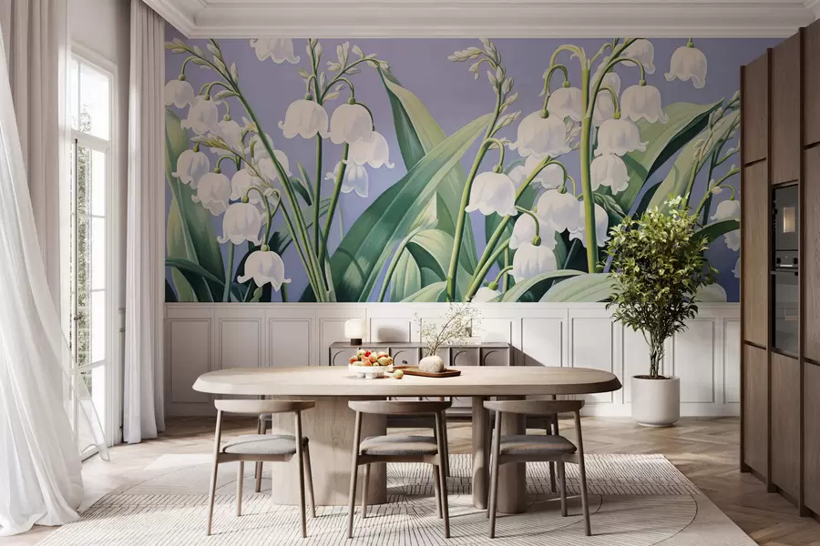 wall murals Lilies at dawn w05314