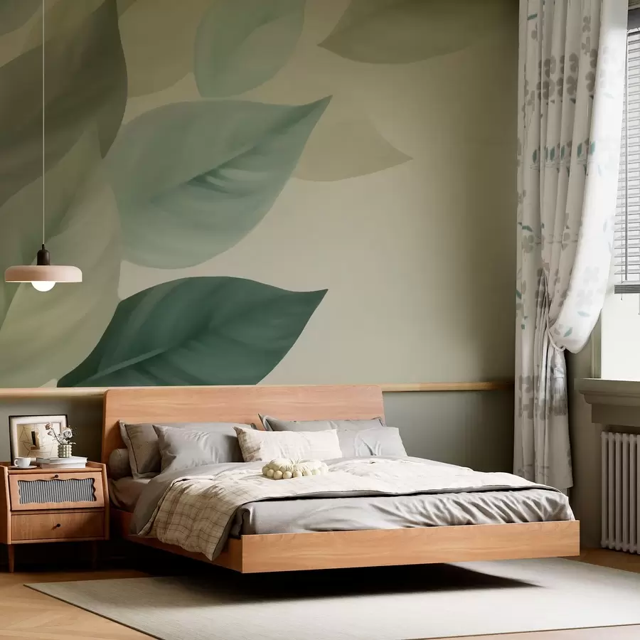 Wall Mural Photo Wallpaper Large leaves w05107