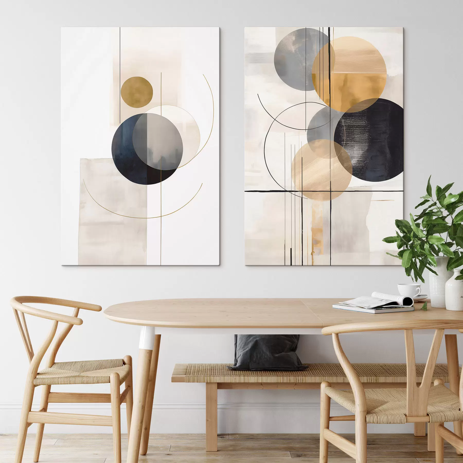 wall murals Abstract with circles m30124
