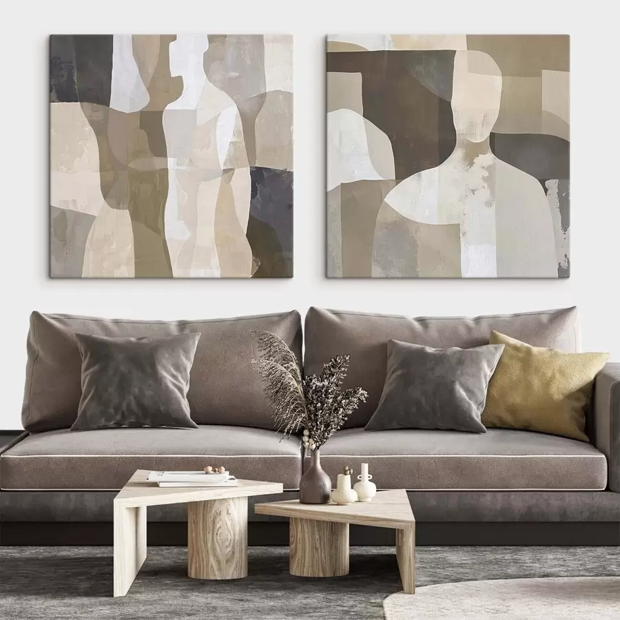 wall murals Abstract silhouettes m30064