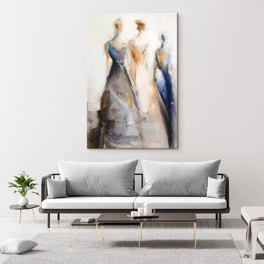 murales Elegantes siluetas femeninas abstractas s48179