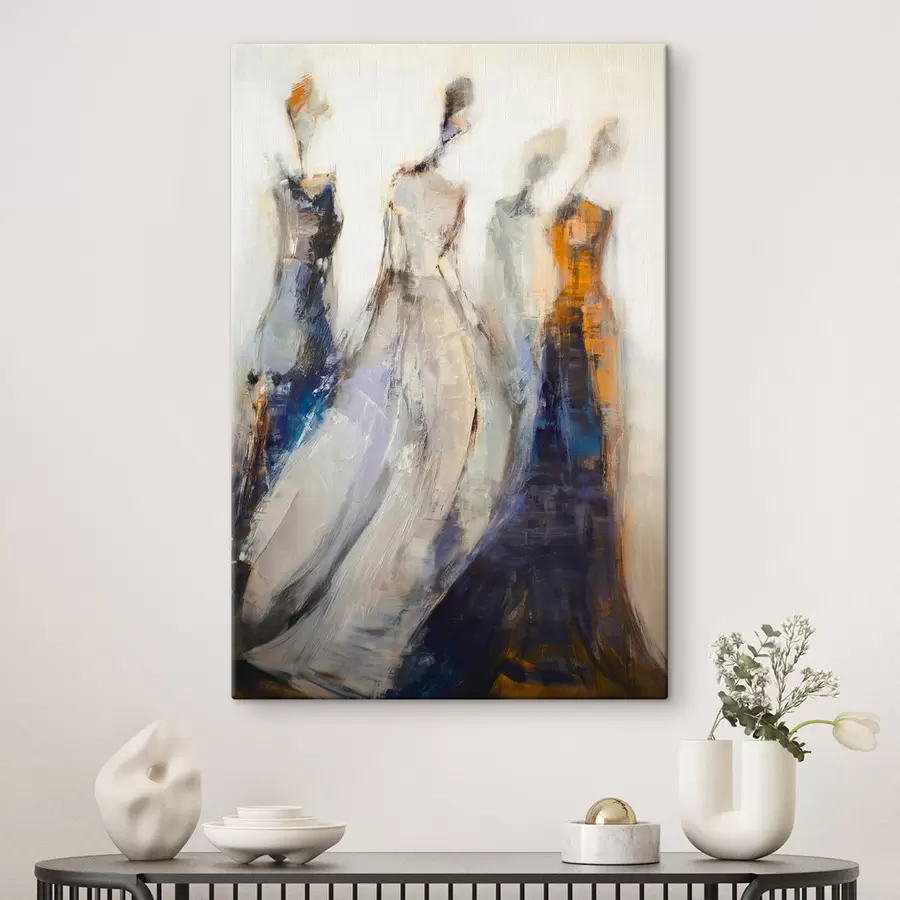 murales Elegantes siluetas femeninas abstractas s48180