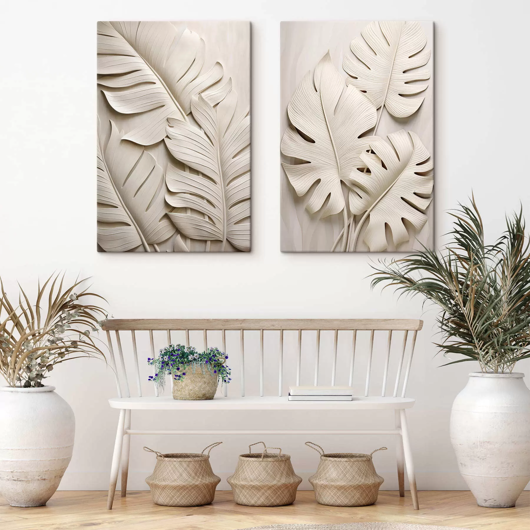 wall murals Monstera leaves m30159