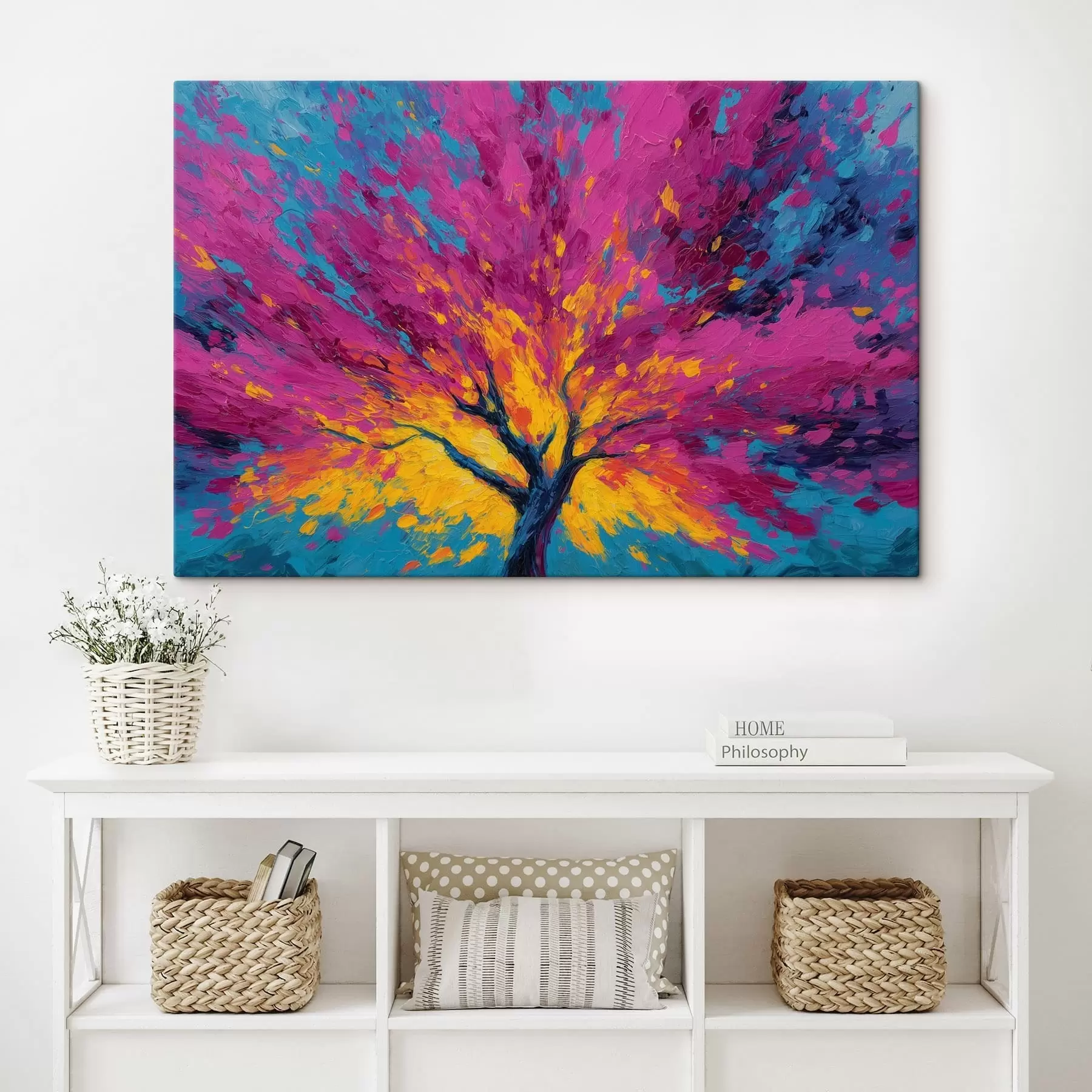 murales Árbol de colores s48228