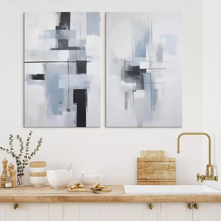 murales La abstracción moderna imita a la pintura m30165