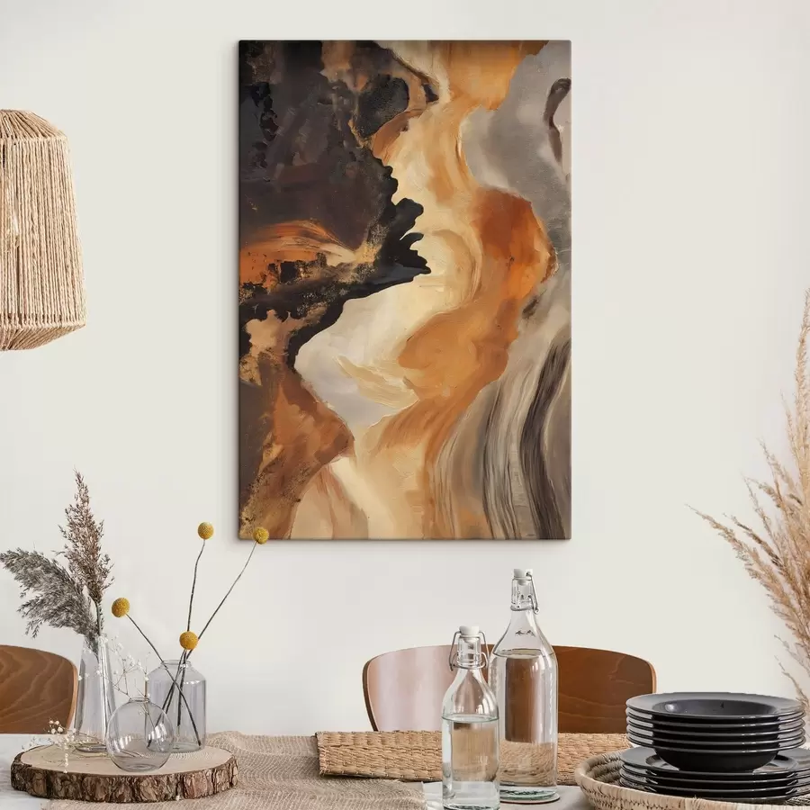 wall murals Abstract brushstrokes s48302