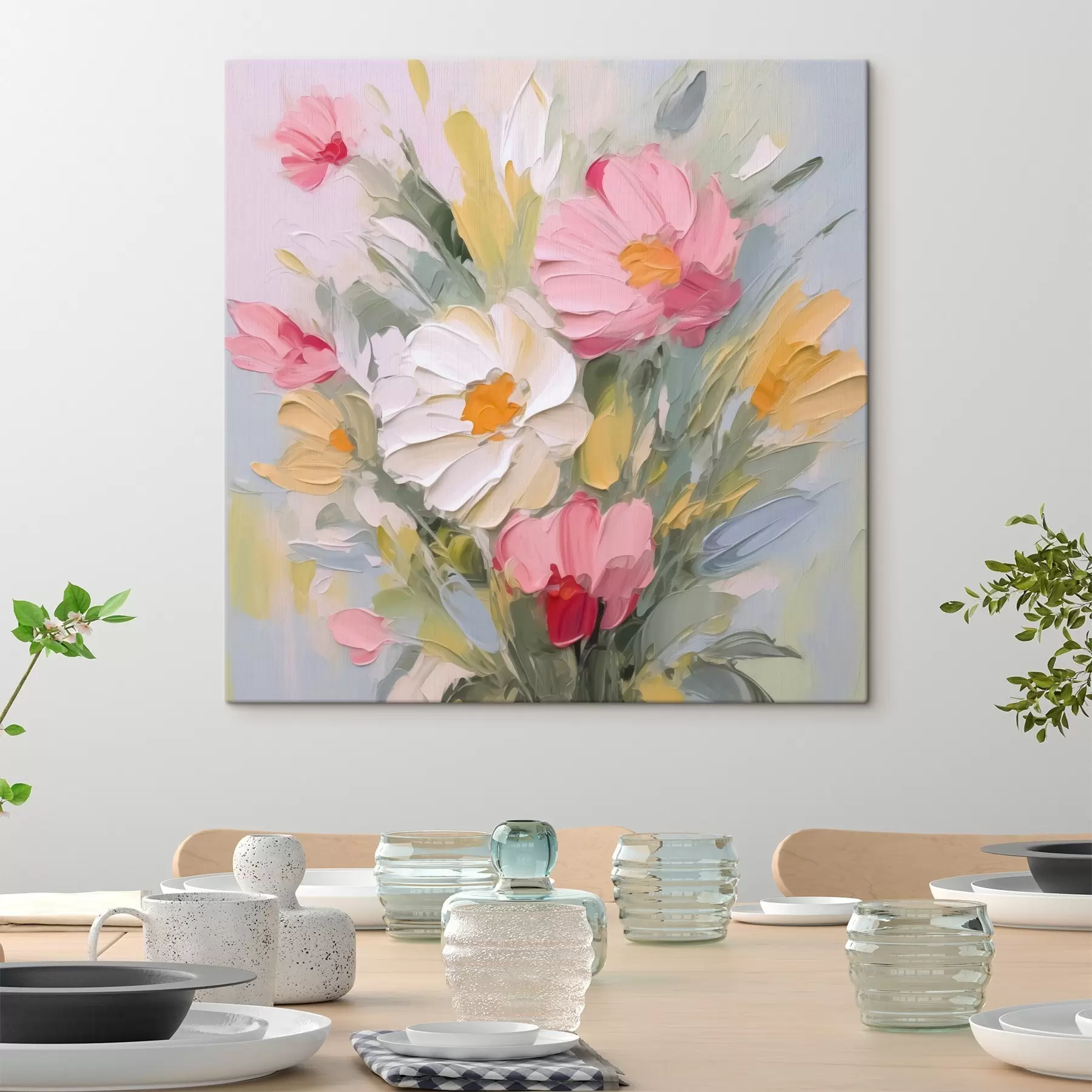 wall murals A bouquet of flowers imitation of painting s48317