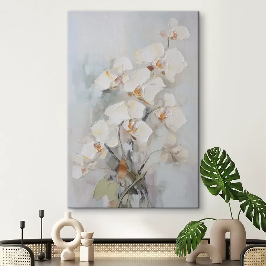 murales Pintura imitación rama de orquídea s48321