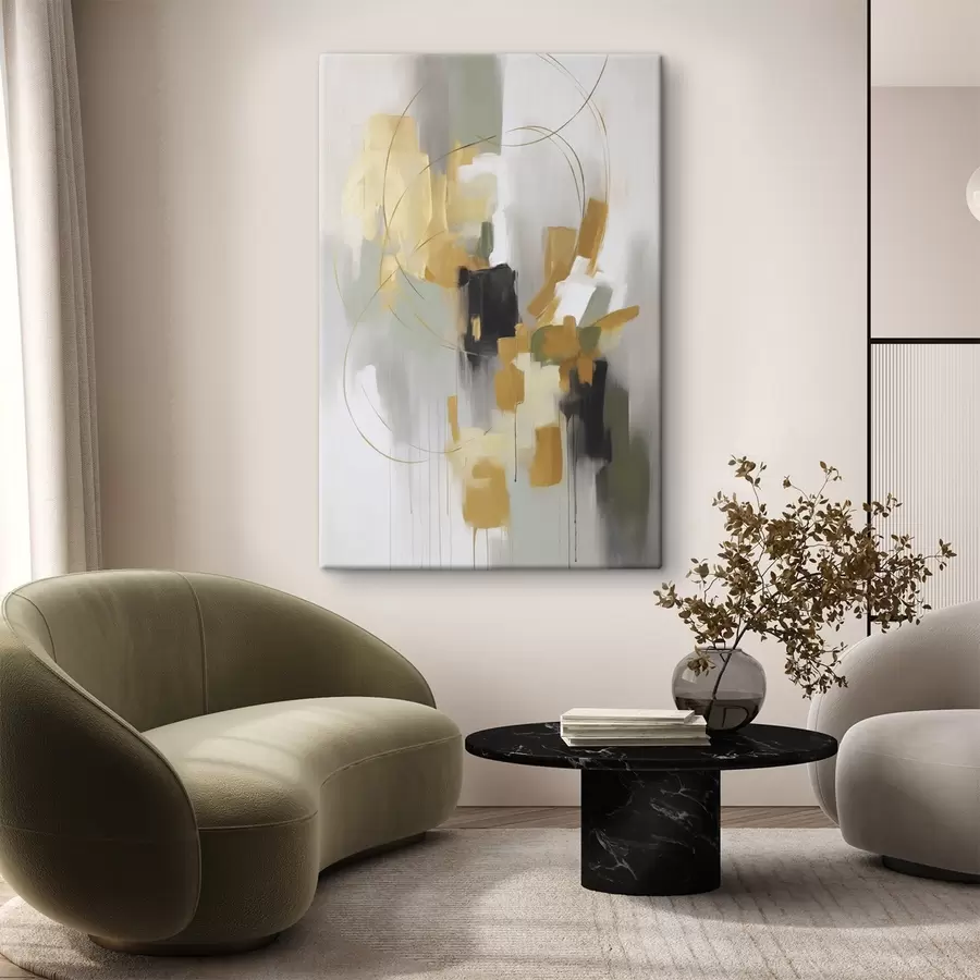 murales Abstracción imitación de la pintura s48324