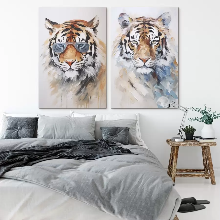 wall murals Tiger imitation painting m30186