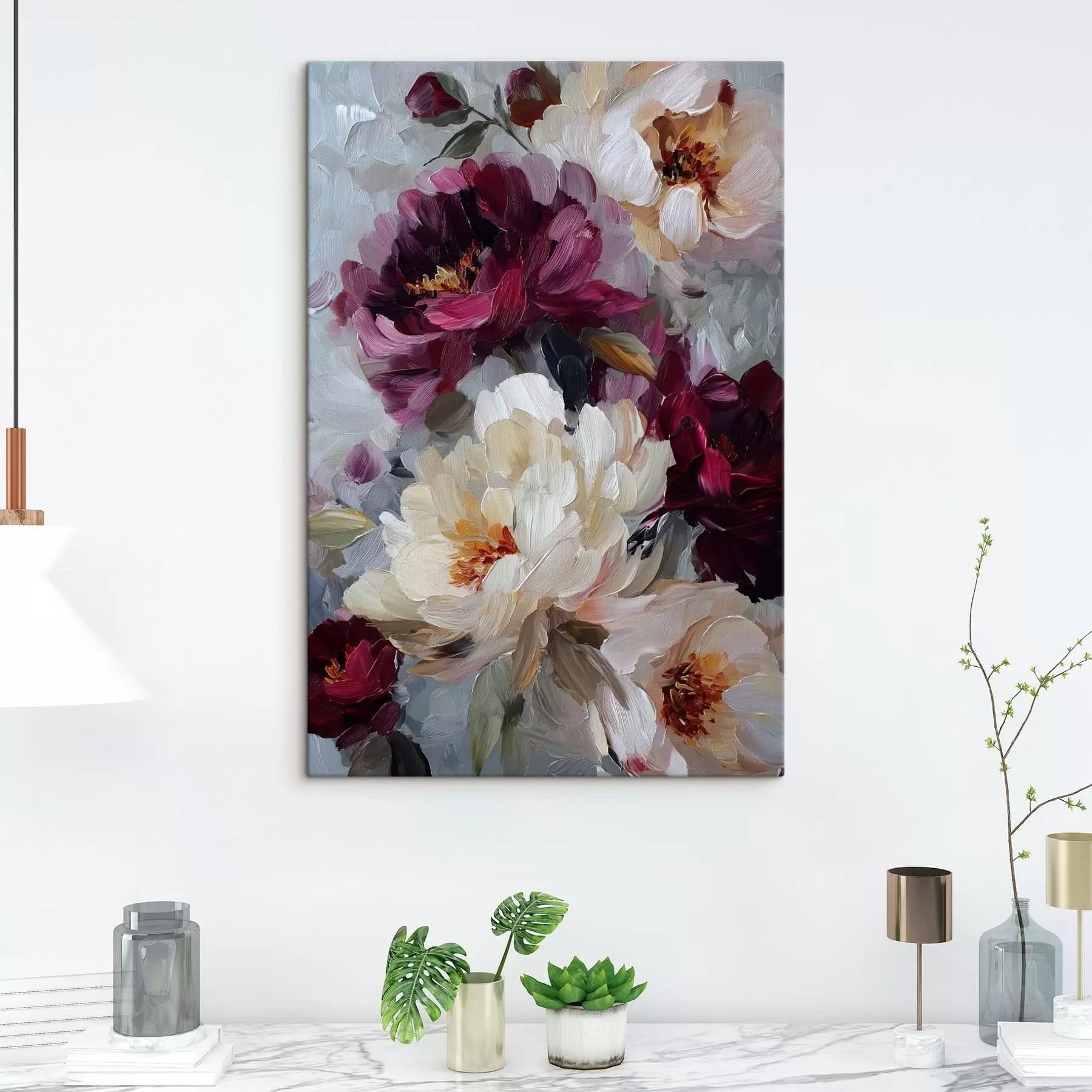 wall murals Flowers s48371