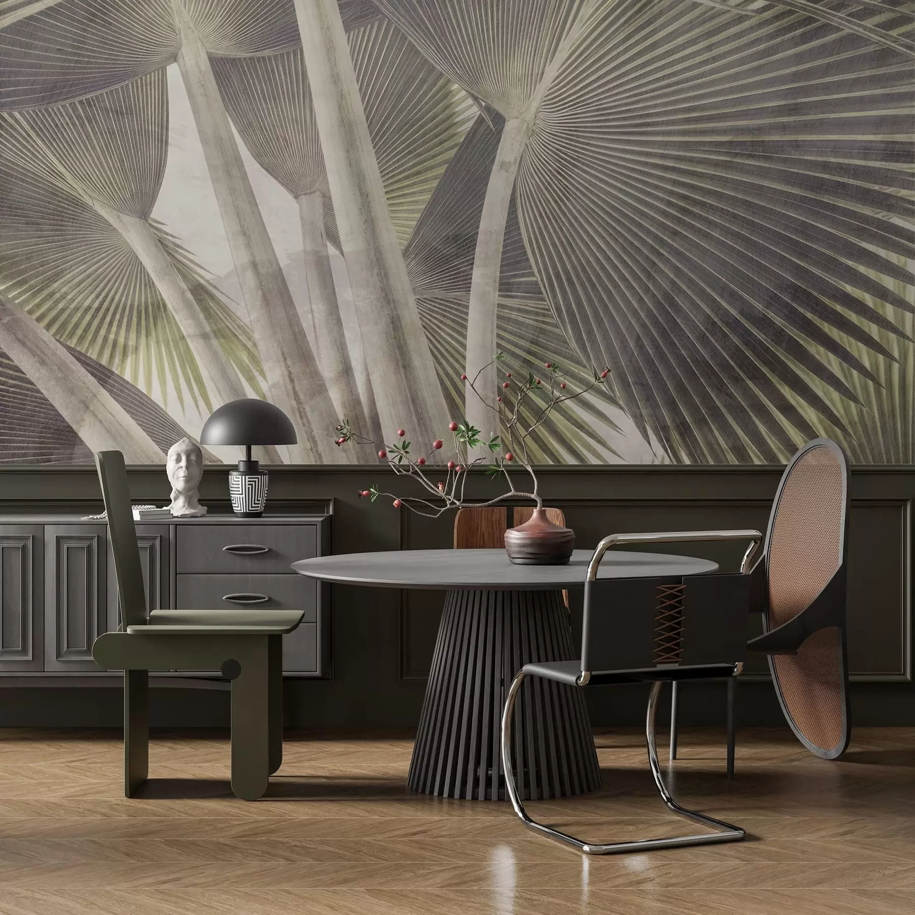 wall murals Leafy dreams w05358