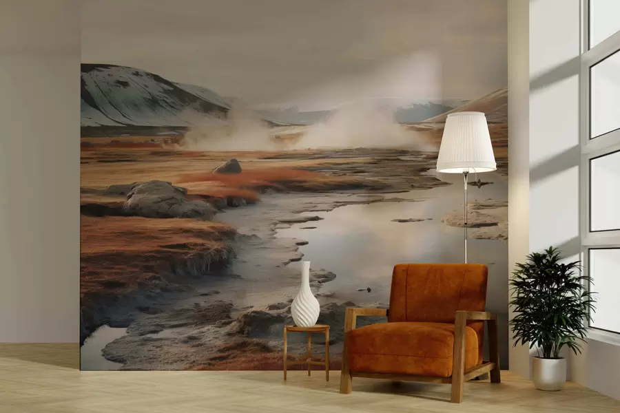 Wall Mural Photo Wallpaper River valley w05365