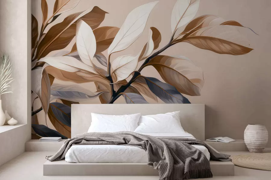 Wall Mural Photo Wallpaper Elegant ficus branch w05315