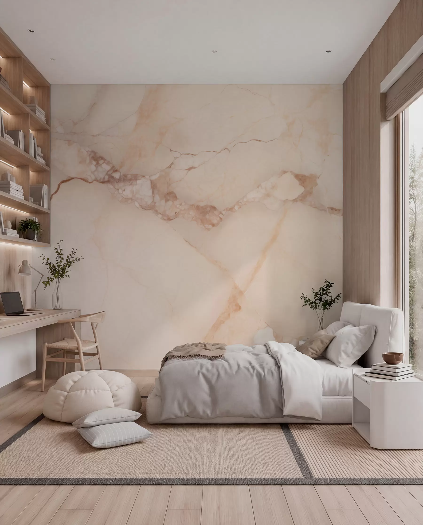 Wall Mural Photo Wallpaper Marble Effect w05348