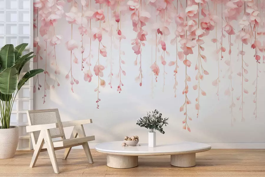 Wall Mural Photo Wallpaper Hanging Floral Pattern w05343