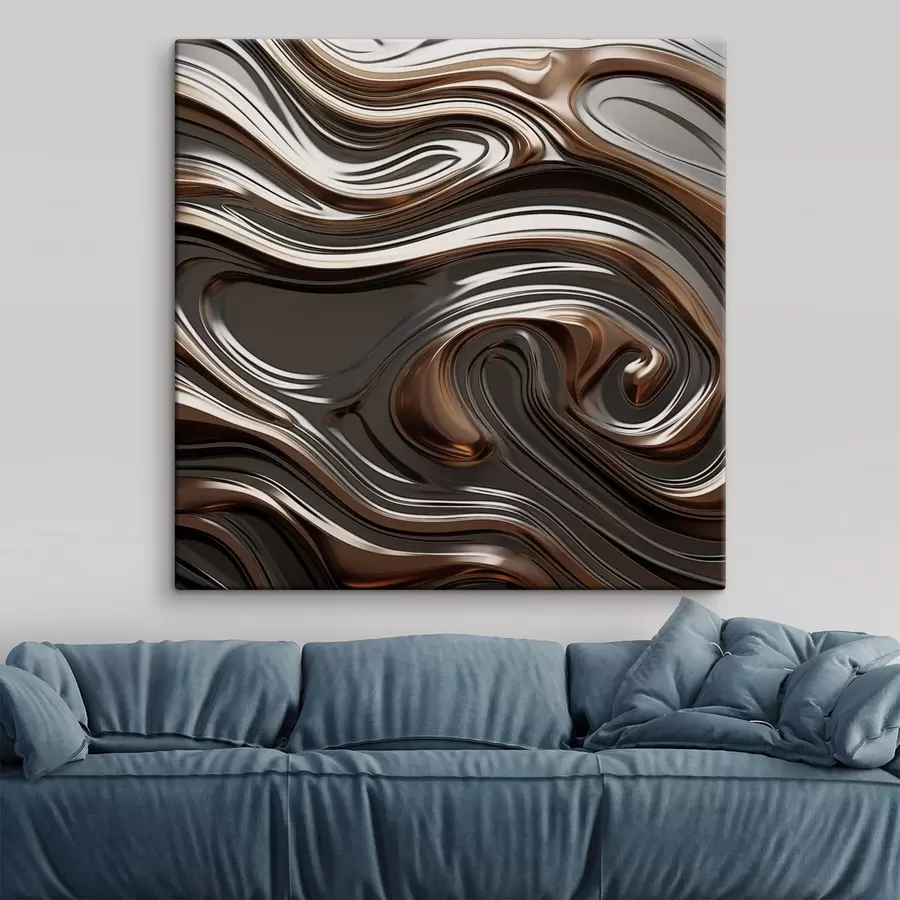 murales Arte abstracto con motivos en espiral s48399