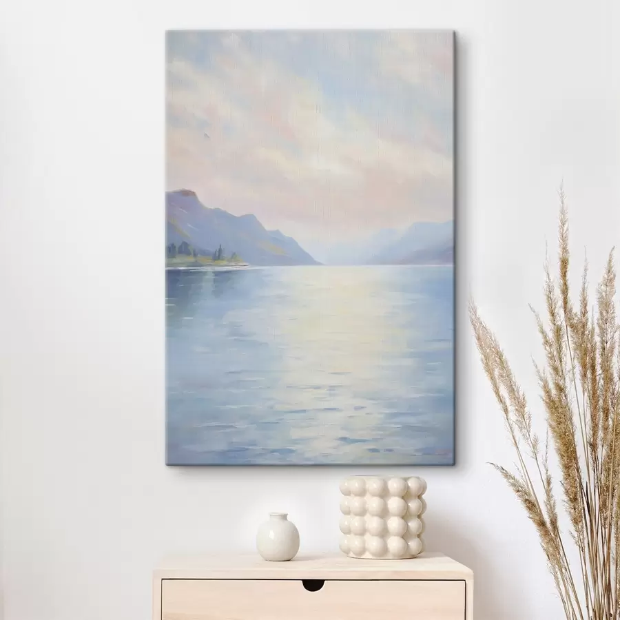 wall murals Lake imitation of painting s48424