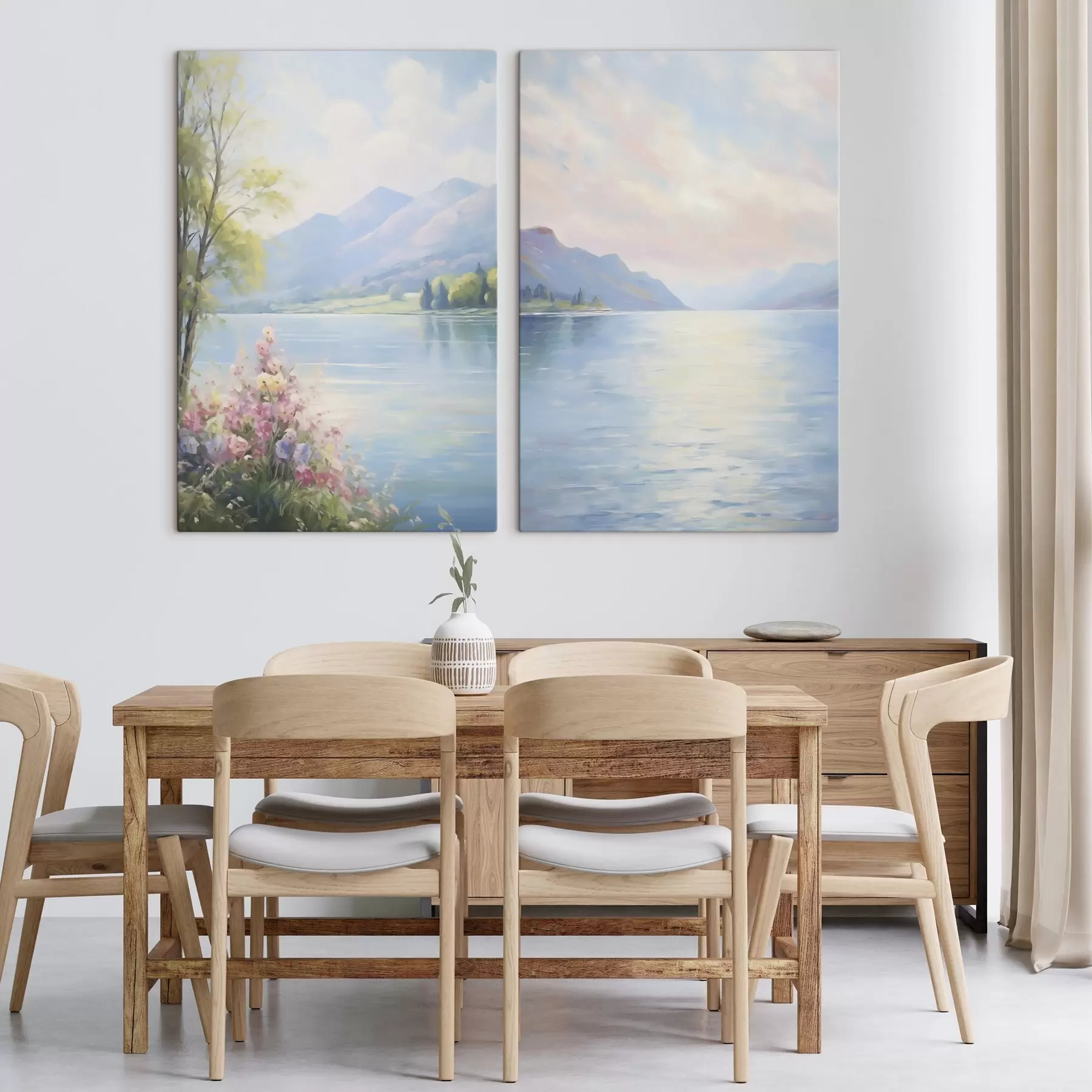 wall murals Lake imitation of painting m30216