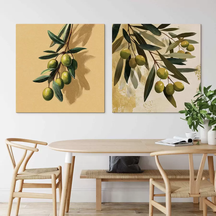wall murals Olive Branch Set m30217