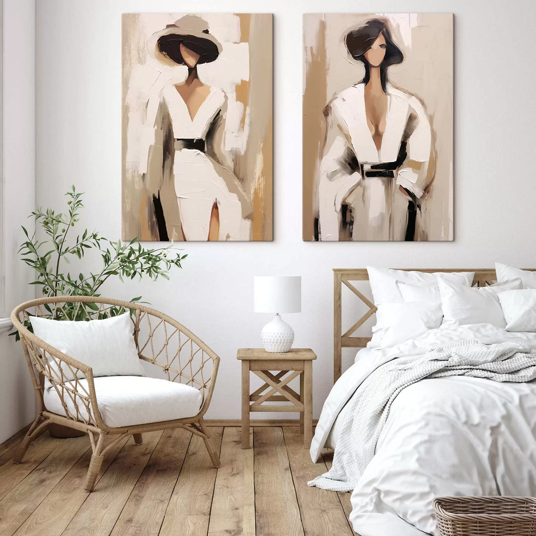 wall murals Woman Portrait Set m30218