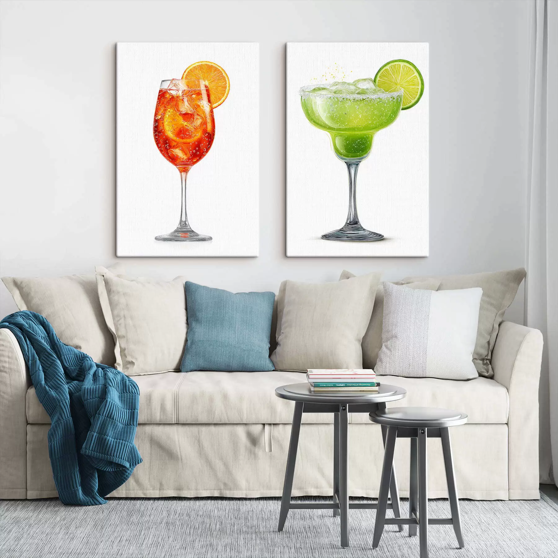 wall murals Citrus Cocktail Set m30219