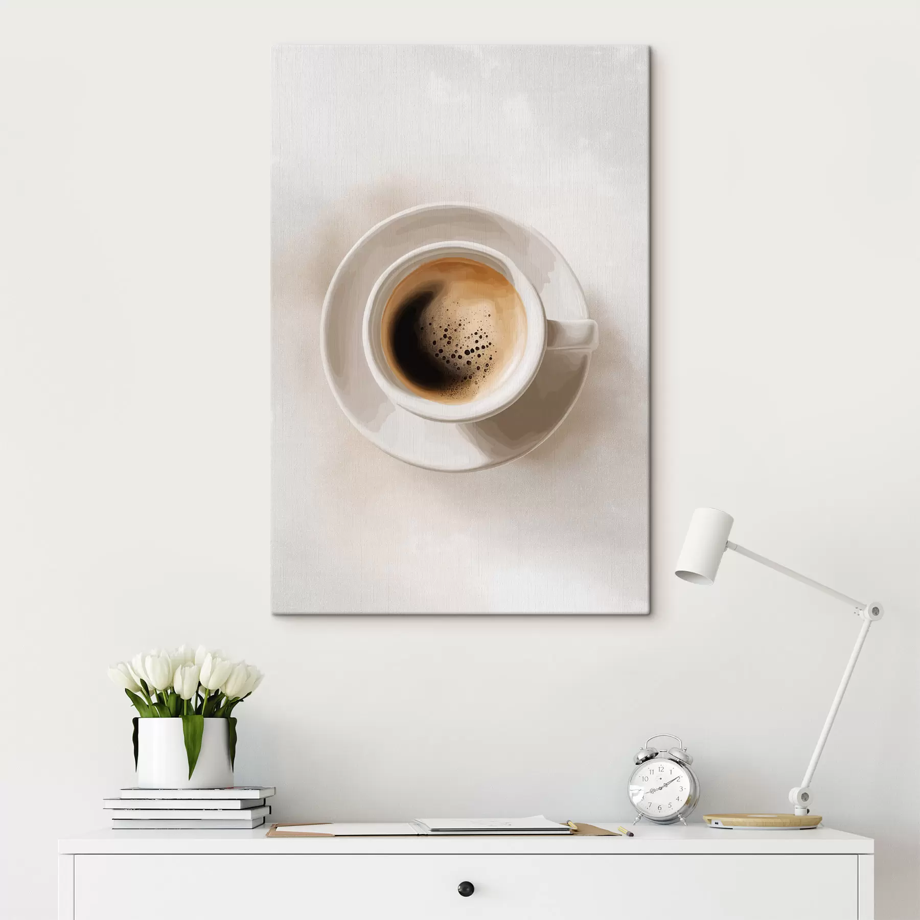 wall murals Espresso Top View s48443