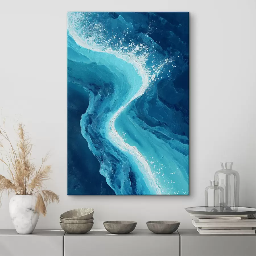 wall murals Ocean Wave Pattern s48452